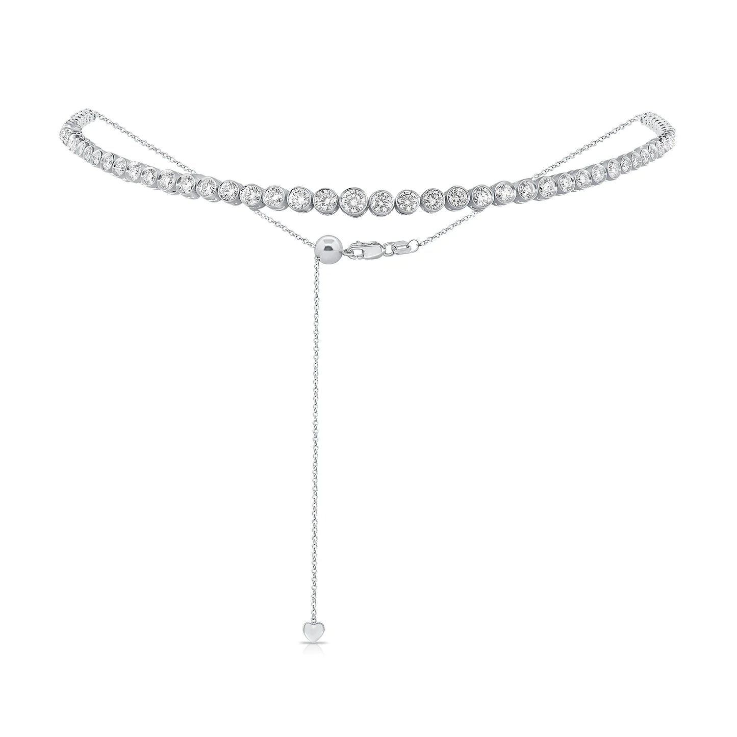 Bubble Bezel Diamond Choker