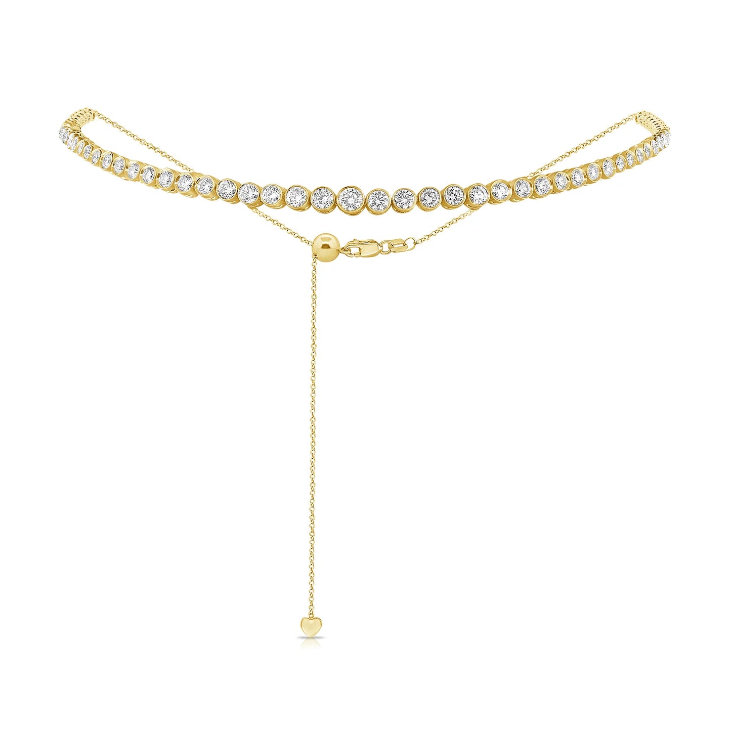 Bubble Bezel Diamond Choker