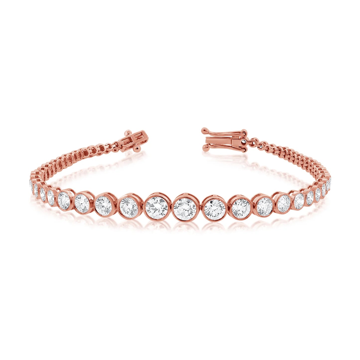 Bubble Diamond Bezel Set Bracelet