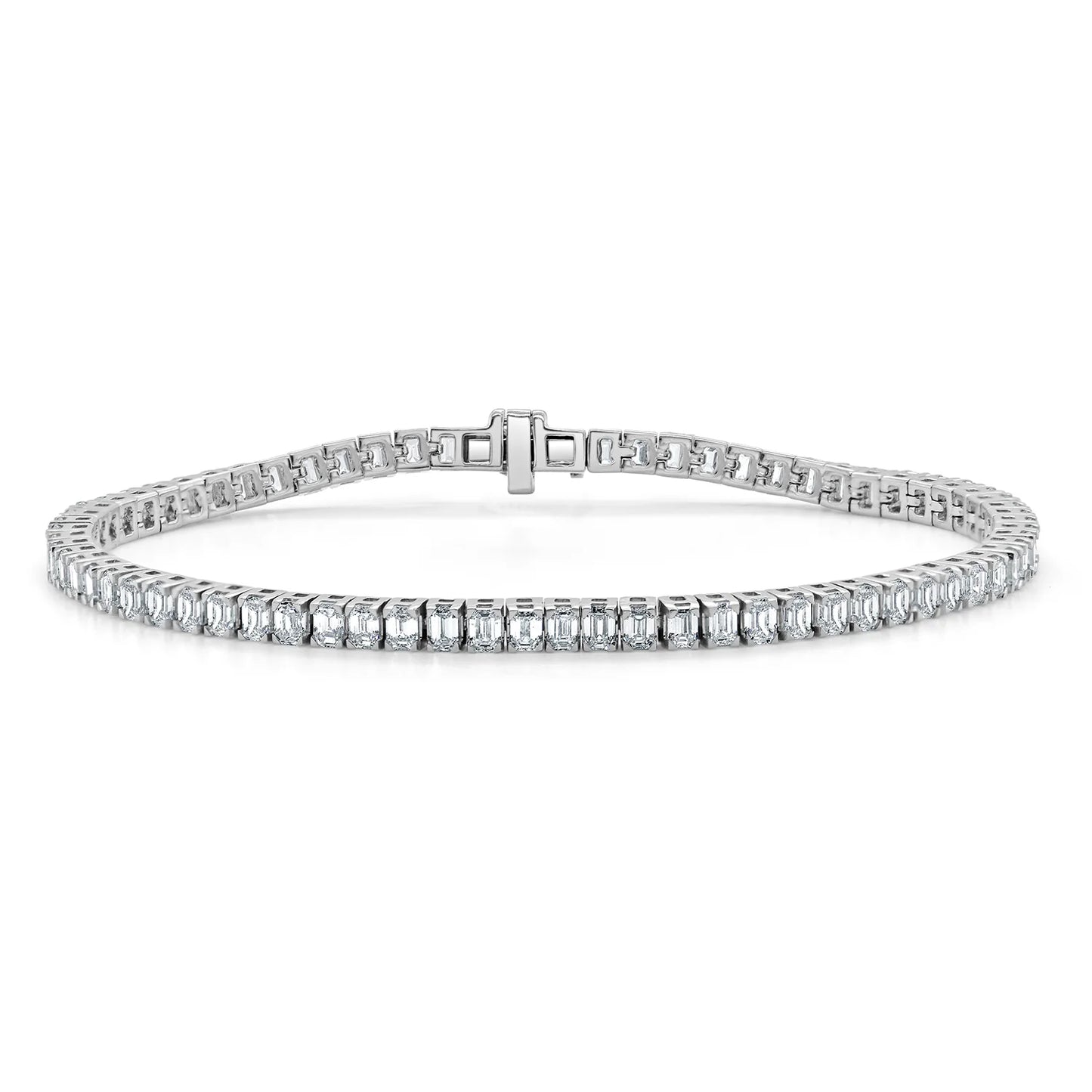 Emerald Cut Tennis Bracelet