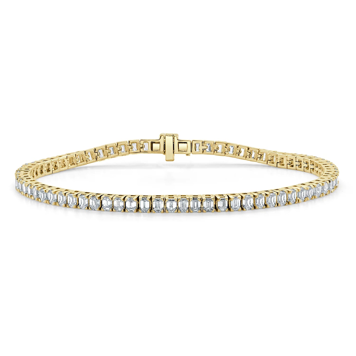 Emerald Cut Tennis Bracelet