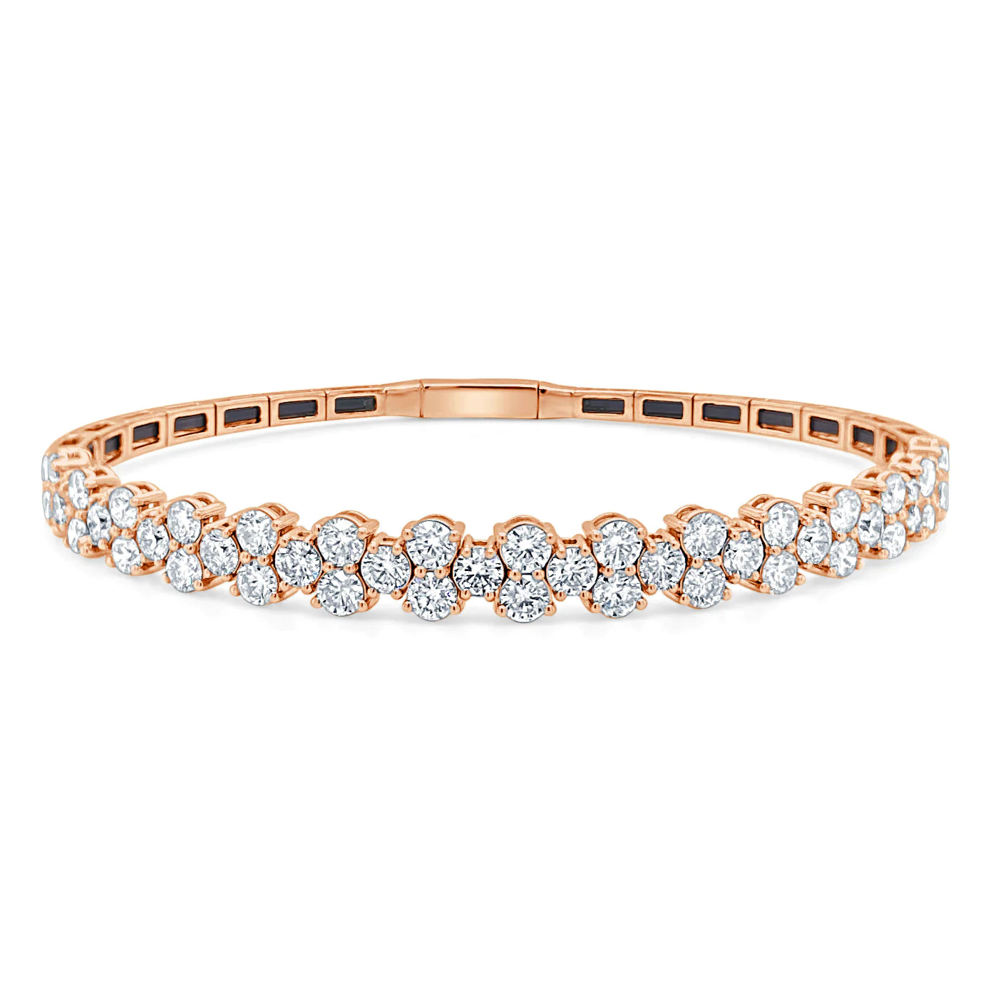 Round Brilliant Diamond Bangle