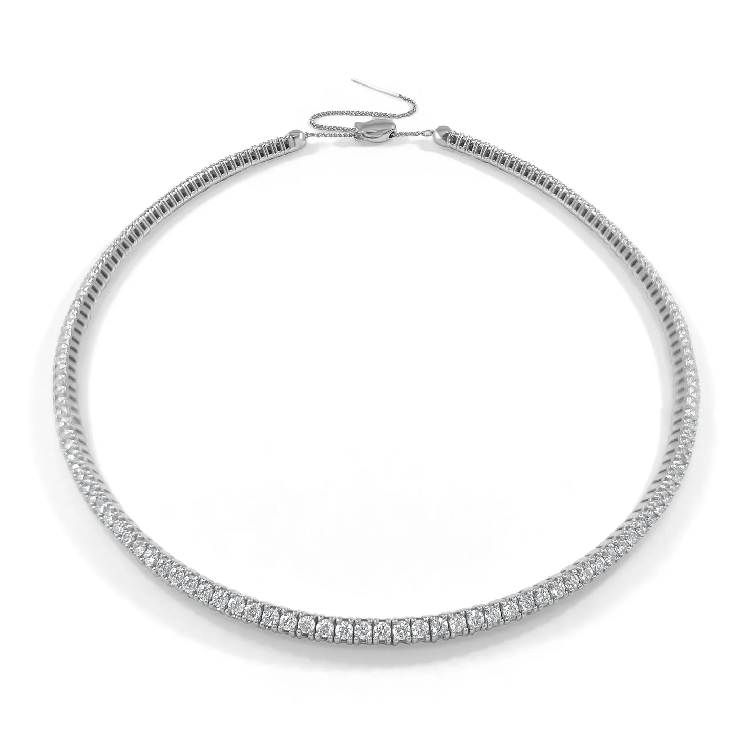 Diamond Flexible Choker Necklace