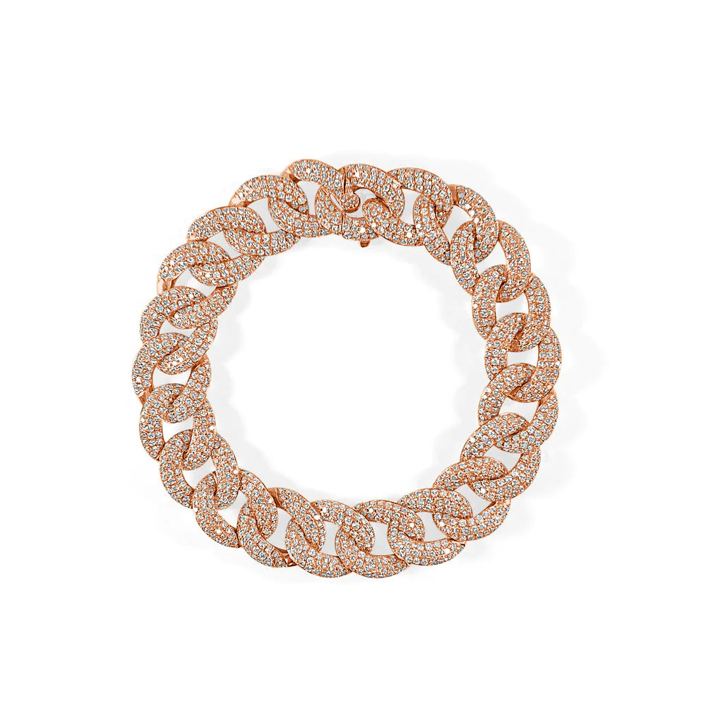 Diamond Curb Link Bracelet