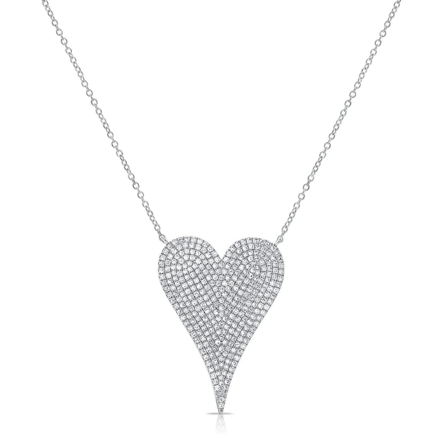 Jumbo Lillian Heart Necklace