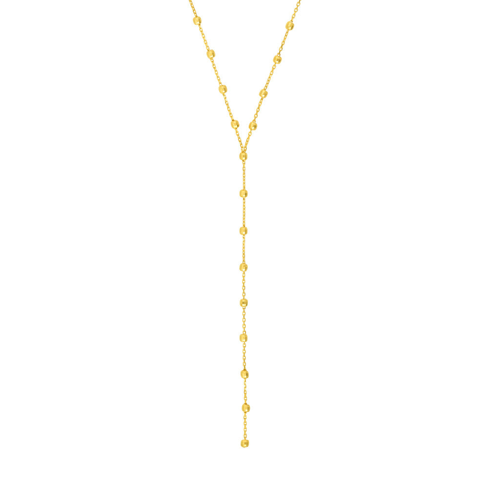 Beaded Lariat Adjustable Necklace