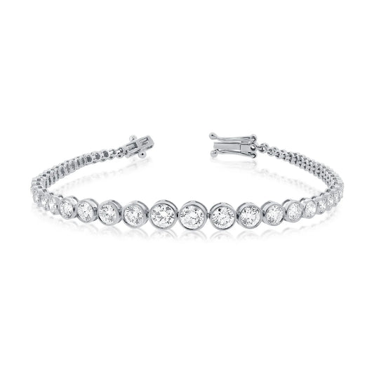 Bubble Diamond Bezel Set Bracelet