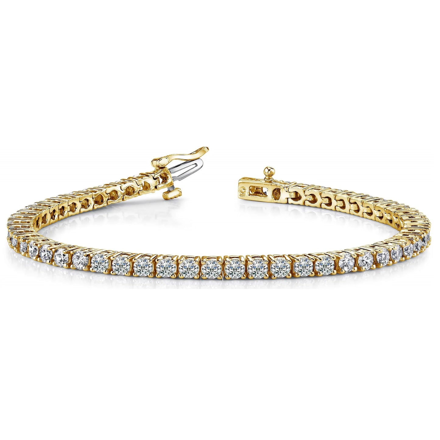 Round Brilliant Diamond Tennis Bracelet