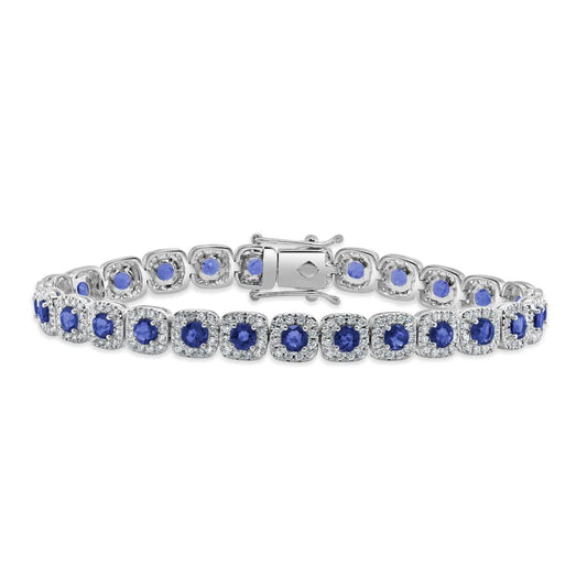 Sapphire & Diamond Kelly Bracelet