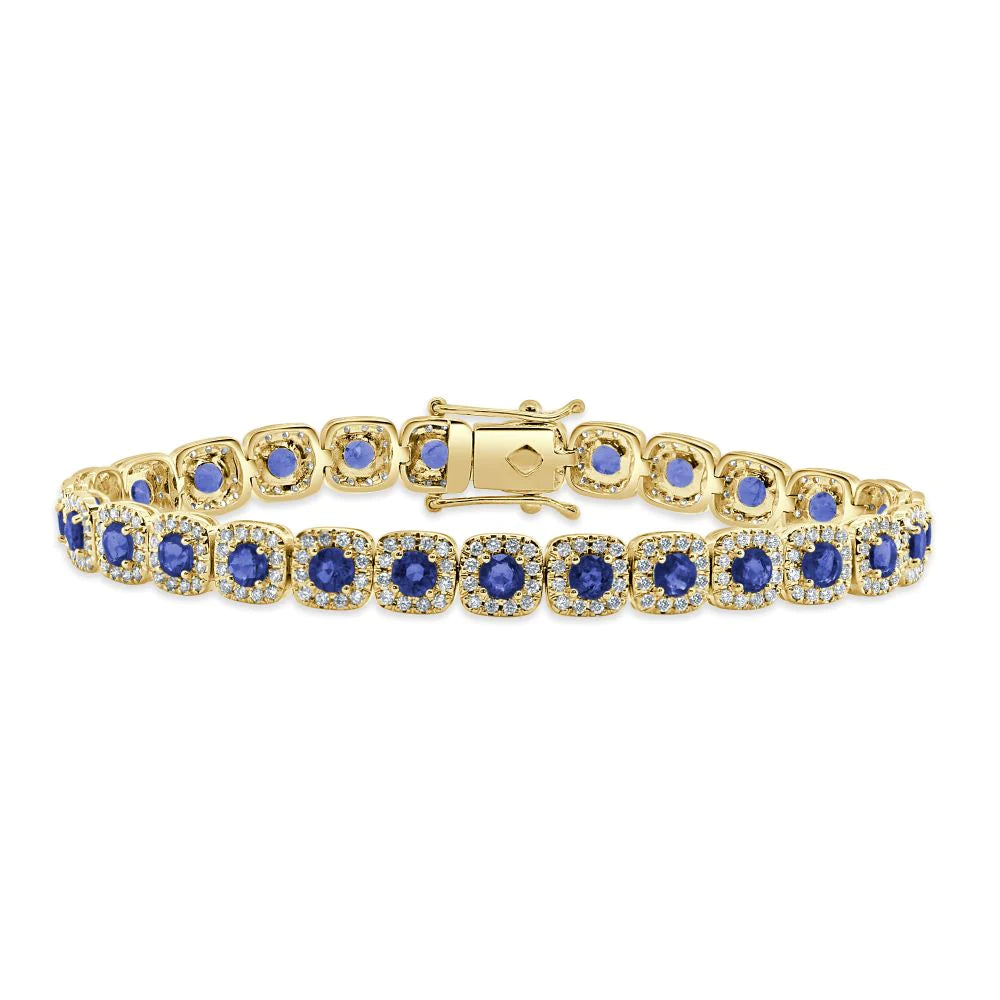 Sapphire & Diamond Kelly Bracelet