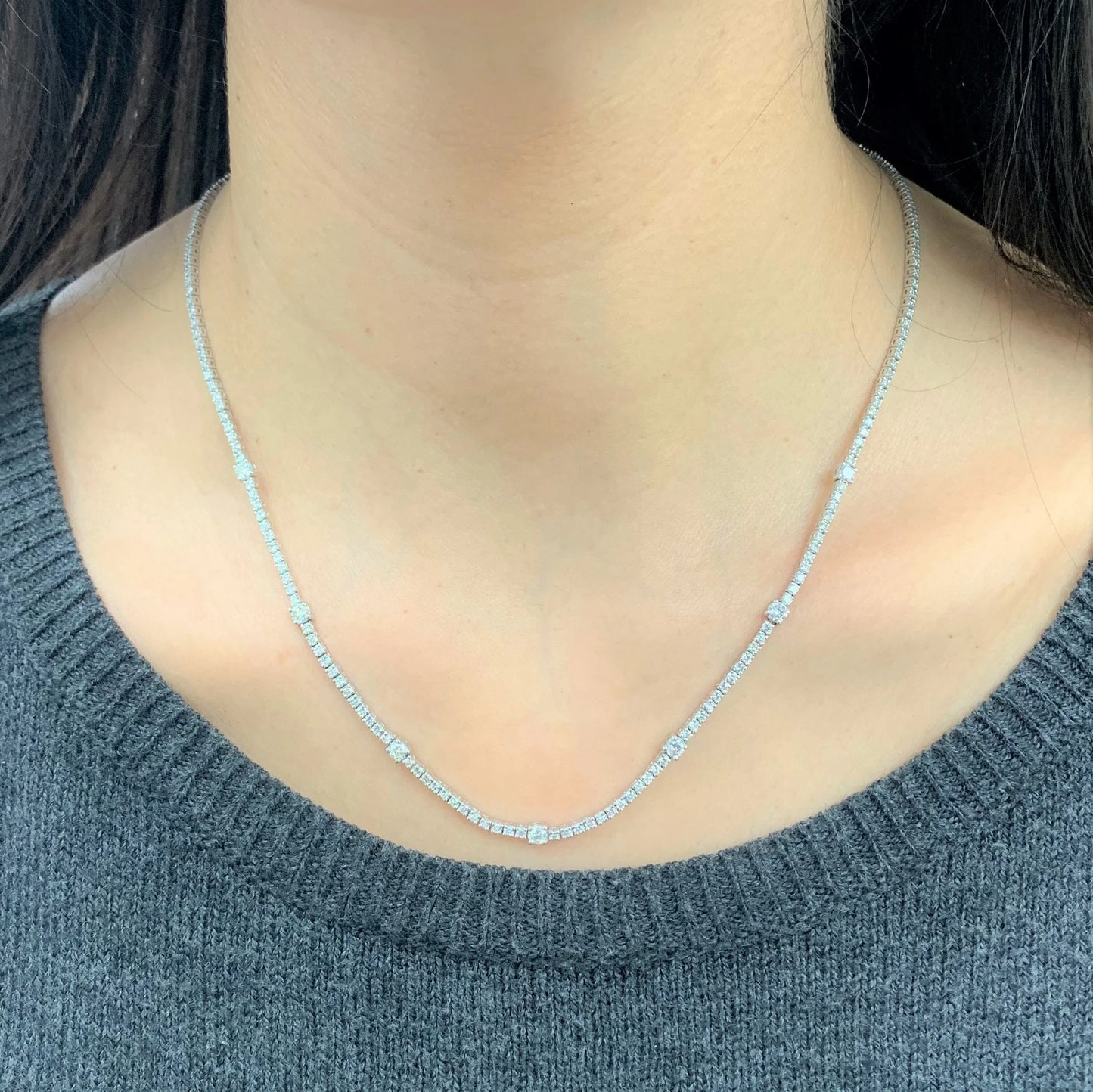 Diamond Tennis Necklace