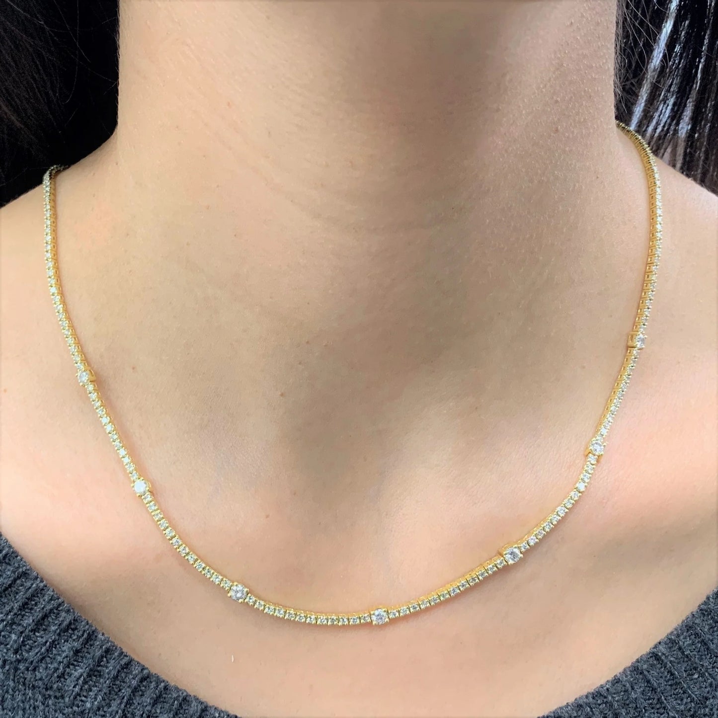 Diamond Tennis Necklace