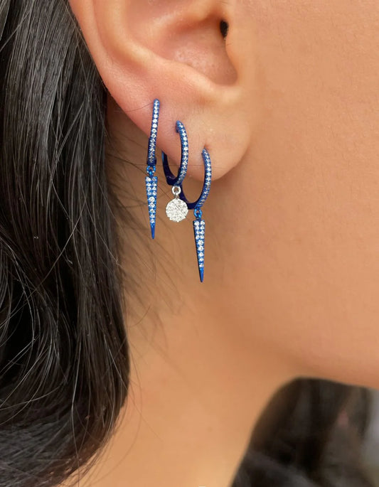 Electric Color Dagger Earrings