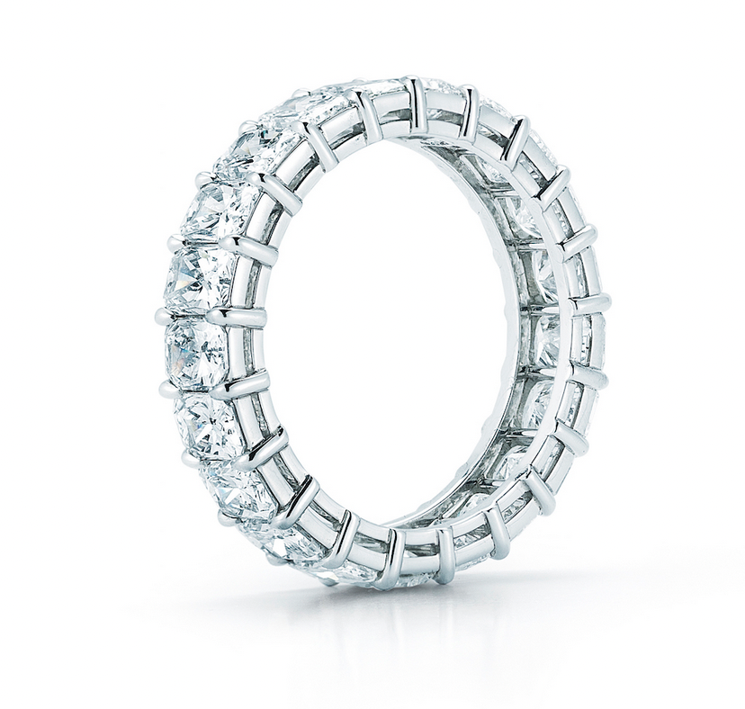 Radiant Cut Diamond Eternity Band