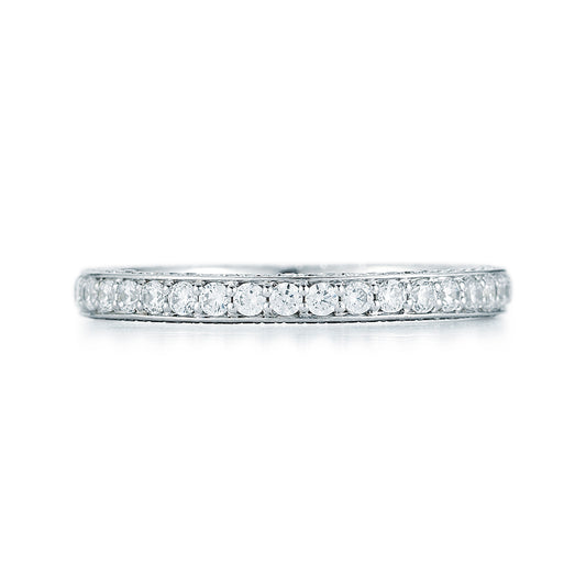 Quad Micro Pave Diamond Eternity Band