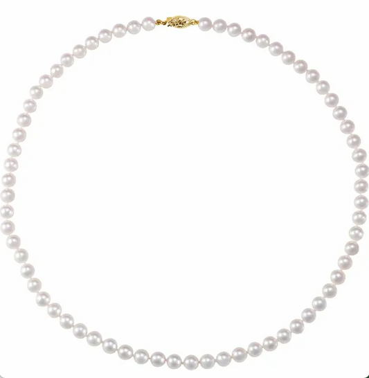 Silk Pearl Necklace